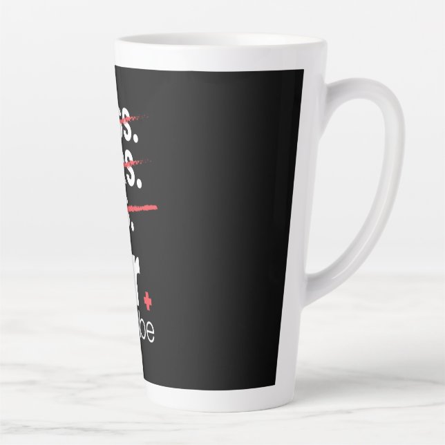 Tasse Latte Cadeau de diplôme | Docteur (Droite)