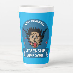 Tasse Latte Cadeau de la citoyenneté néo-zélandaise   Nouveau 