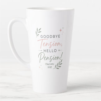 Tasse Latte Cadeau de retraite drôle personnalisé pour un coll