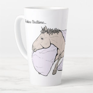Tasse Latte Cadeau drôle pour amateur de chevaux Pâturage Nuit