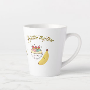 Tasse Latte Cadeau Significatif pour les Couples – Amour Éléga