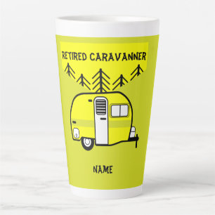 Tasse Latte Cadeaux d'art Caravan à la retraite Love My Carava