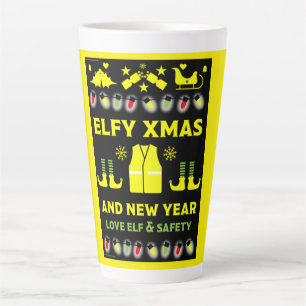 Tasse Latte Cadeaux De Noël Santé Et Sécurité