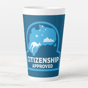 Tasse Latte Cadeaux Parti de Citoyenneté Australienne