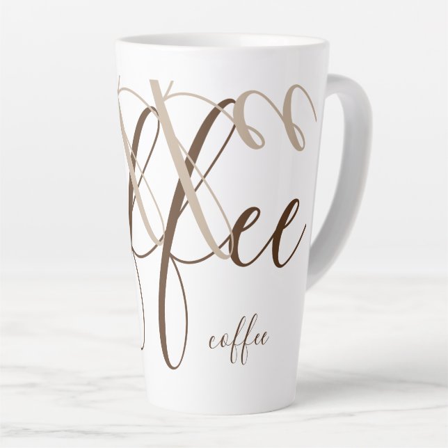 Tasse Latte café (Angle droit)