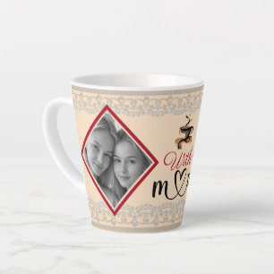 Tasse Latte Café avec maman