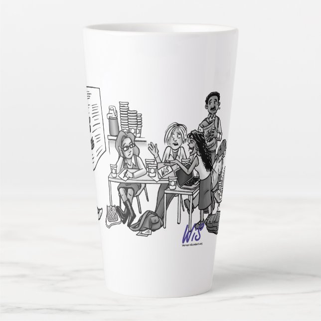 Tasse Latte Café et thé en boîte WiS (Devant)