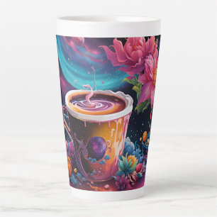 Tasse Latte Café Garden Galaxy