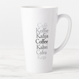 Tasse Latte Café mondial