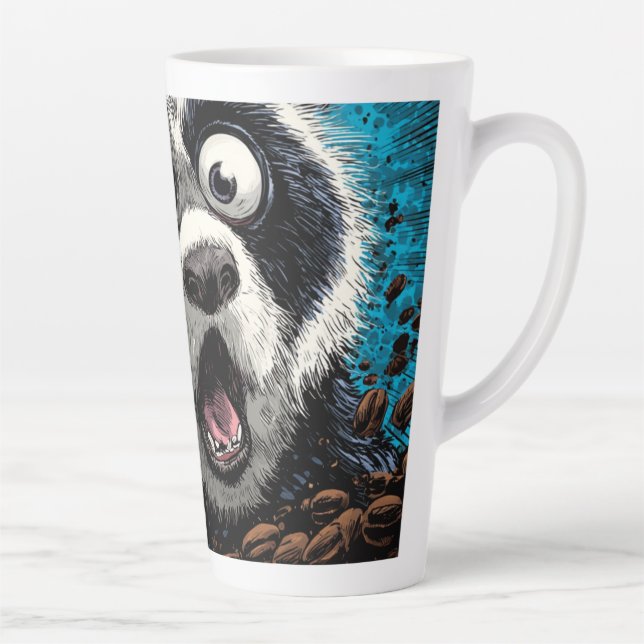 Tasse Latte Caffeinated Panda (Droite)