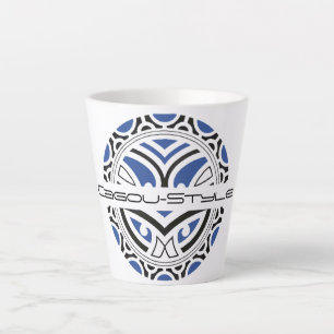 Tasse Latte Cagou-Stil