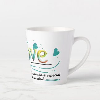 Tasse Latte Caneca comemorativa, namorados