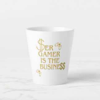 Tasse Latte Caneca Ser gamer is the business