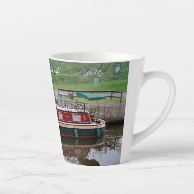 Tasse Latte Canot Erie Canal tresse en latte (Droite)
