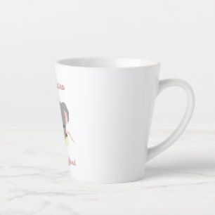 Tasse Latte Cappuccino de cacao de souris