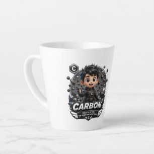 Tasse Latte Caractère carbone ATOMIVRA