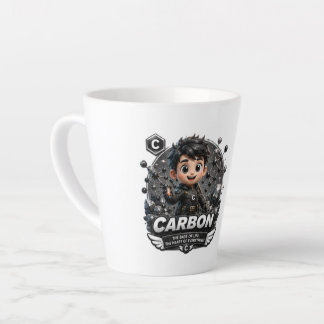 Tasse Latte Caractère carbone ATOMIVRA