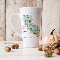Carte postale Vintage voyage | Californie Latte Mu