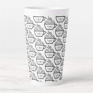 Tasse Latte Cat Cafe motif