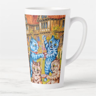 Tasse Latte Cat Garden Party
