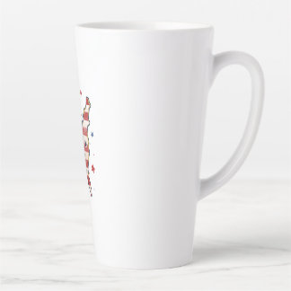 Tasse Latte Célébrez votre fierté américaine avec ce beau