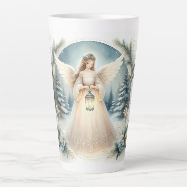 Tasse Latte Celestial Winter Angel Lantern of Hope (Devant)
