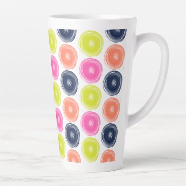 Tasse Latte Cercles (Droite)