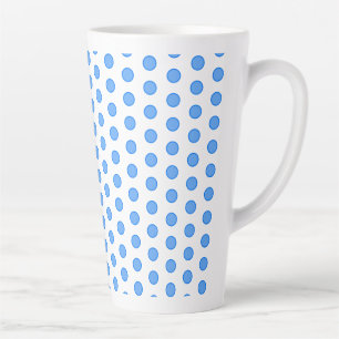 Tasse Latte Cercles bleus