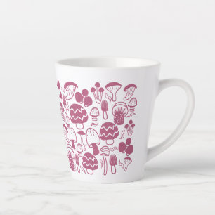 Tasse Latte Cerise de champignons