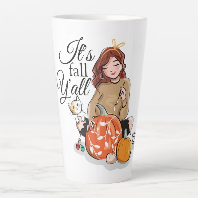Tasse Latte C'est l'automne (Devant)