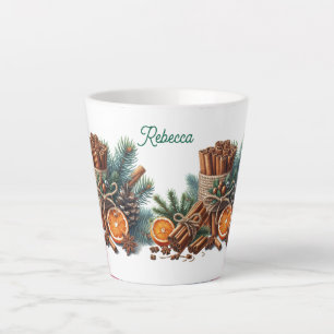 Tasse Latte Chaleur dans chaque Sip Nom personnalisé