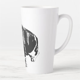 Tasse Latte Chaleur dans l'attente