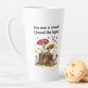 Tasse Latte Champignon & Fleur Sauvage, Inspirant Amateur de N