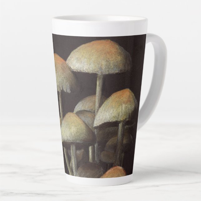 Tasse Latte Champignons (Angle droit)