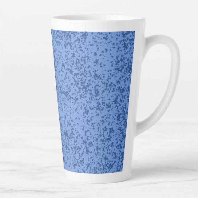 Tasse Latte Chaos aux points bleus (Droite)