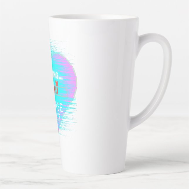 Tasse Latte Chargement Heart Retro Gamer (Droite)