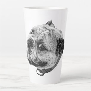 Tasse Latte Charme de vrai bouledogue