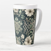Charme floral du trèfle celtique