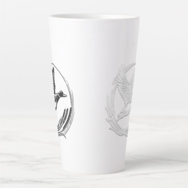 Tasse Latte Chasse au canard (Devant)