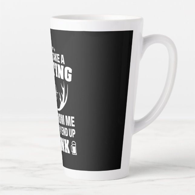 Tasse Latte Chasseur de cerfs Boire (Droite)