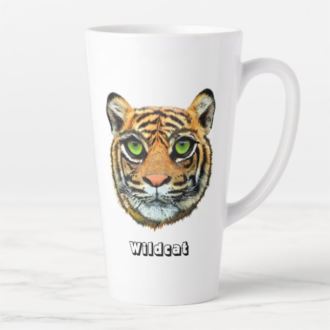 Tasse Latte Chat sauvage (Droite)
