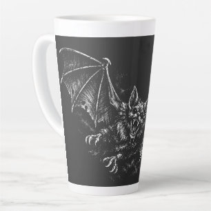 Tasse Latte Chauve-souris plongeante - par BurnsInHell
