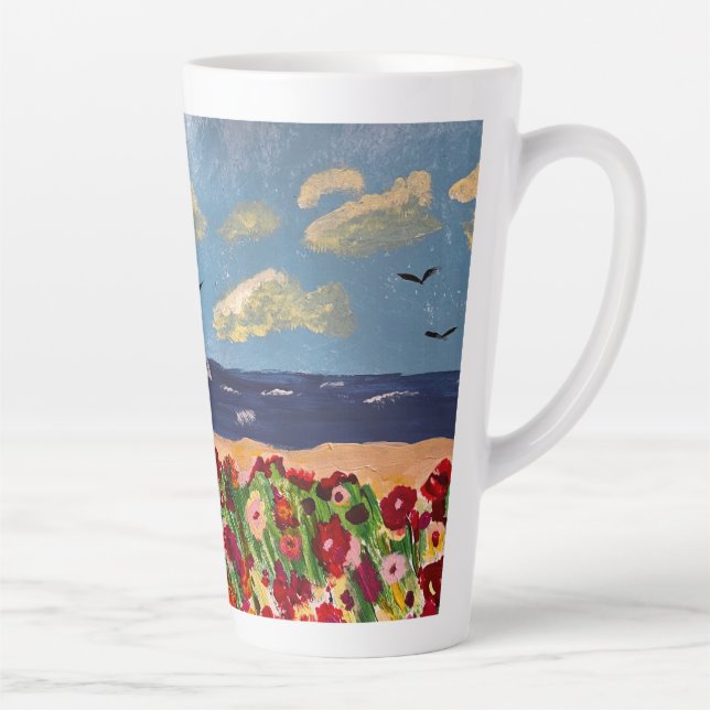 Tasse Latte Chemin d'accès à mon lieu favori (Droite)