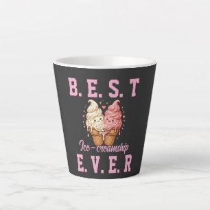 Tasse Latte Chemise de la journée des meilleurs amis : Meilleu