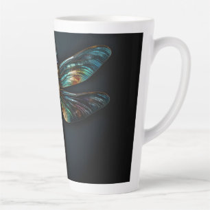 Tasse Latte Chemise de libellule métallique