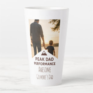 Tasse Latte Chemise de Performance Papa au Maximum Cadeau Drôl