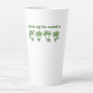Tasse Latte Chemises de mariée, chemise d'équipe de mariée, Ts