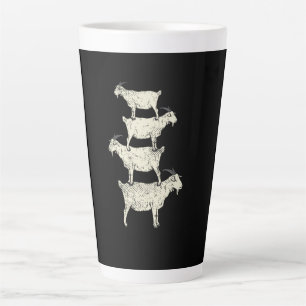 Tasse Latte Chèvre Retro