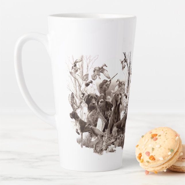 Tasse Latte Chien (En situation)