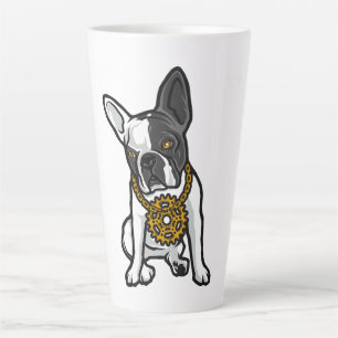 Tasse Latte Chien Carlin de Style de Rue